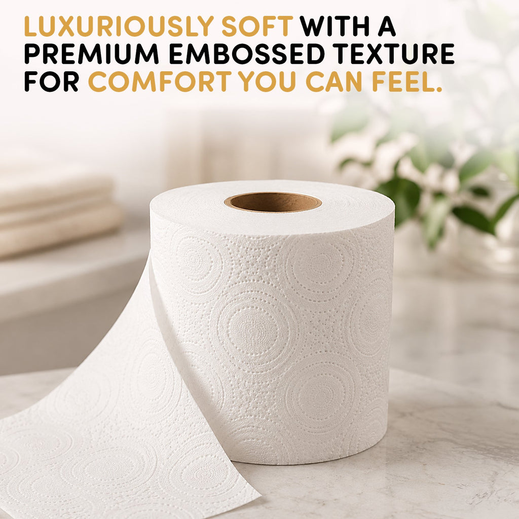 Splesh Toilet Roll Signature Scented 96 Rolls|Quilted 3-Ply Soft Toilet Paper