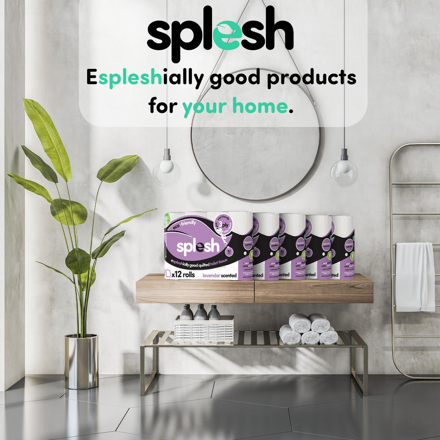 Pick & Mix Splesh Super Saver 72 Toilet Rolls Variety Pack